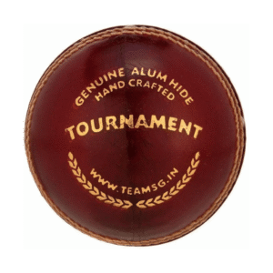 Sg Tournament Premium Four Piece Water Proof Cricket Leather Ball (Red)